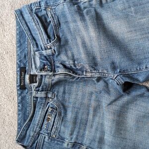 White House Black Market Cropped Light Blue Denim